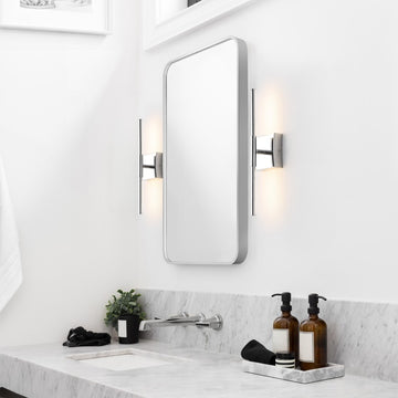 Makena Modern Minimalist Dimmable Integrated LED Metal Wall Sconce